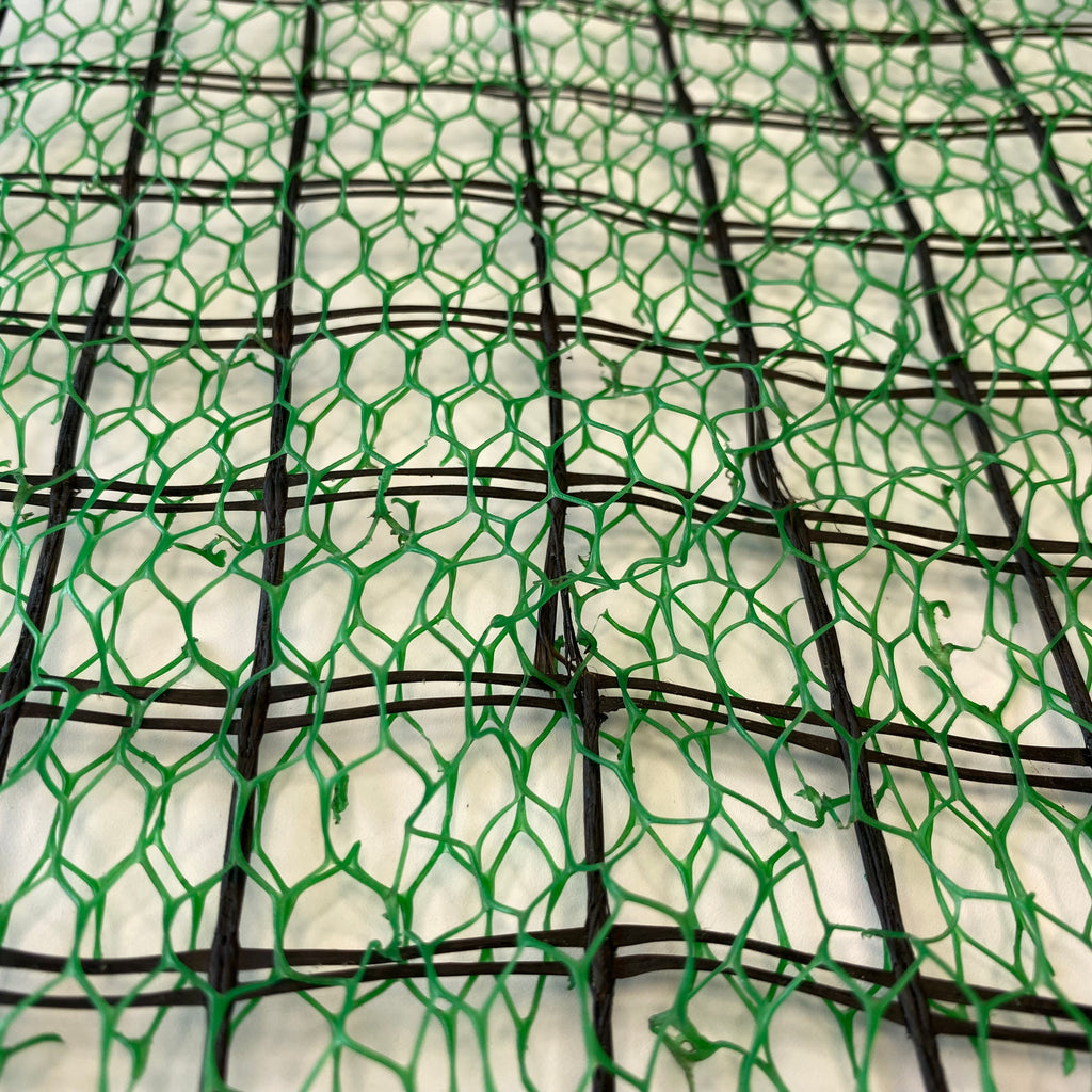 Reinforced 3D Vegetation Net | Geomat with Geogrid for Slope Protection, Soil Stabilization & Erosion Control