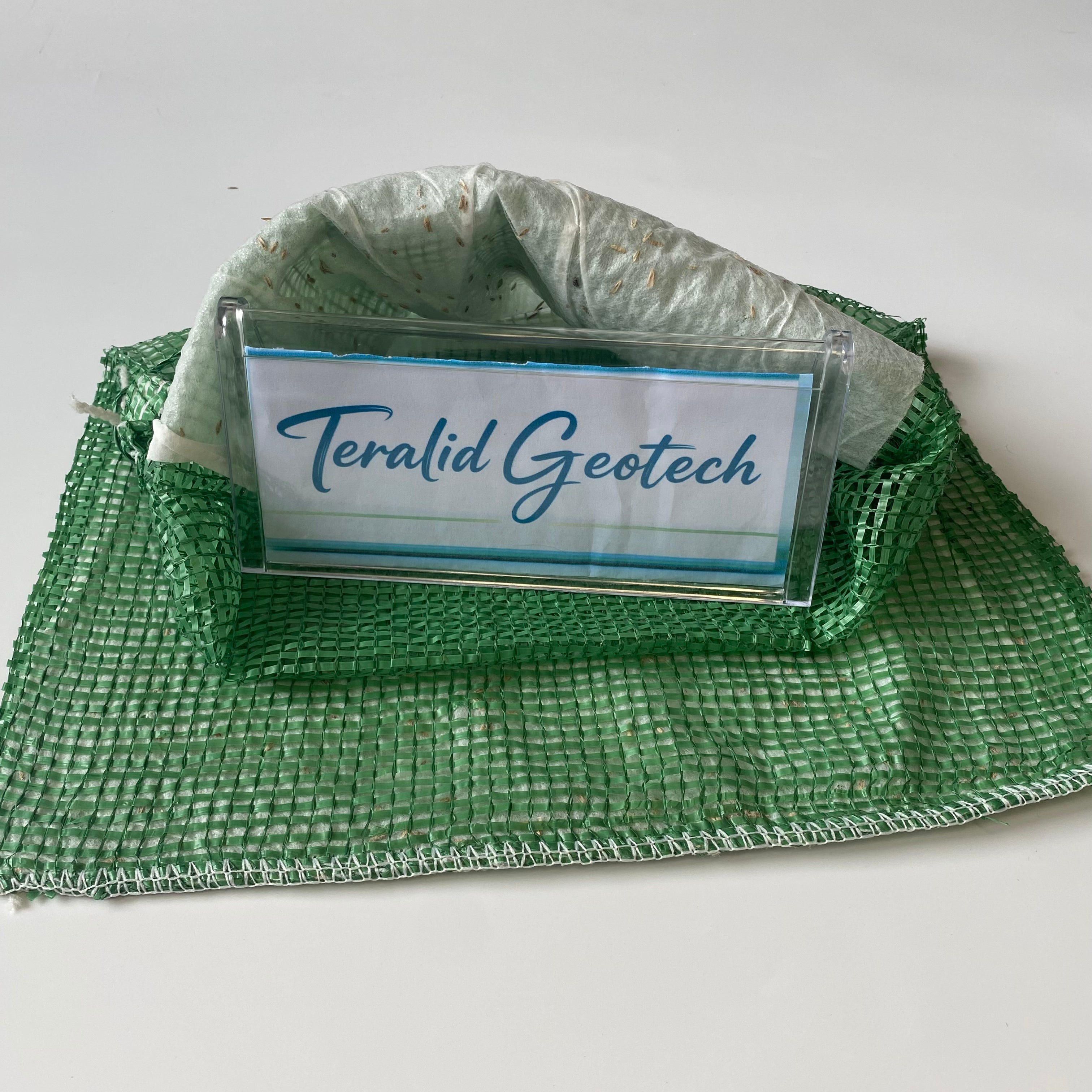 Vegetation Bags with Grass Seeds for Rapid Slope Stabilization & Erosion Control