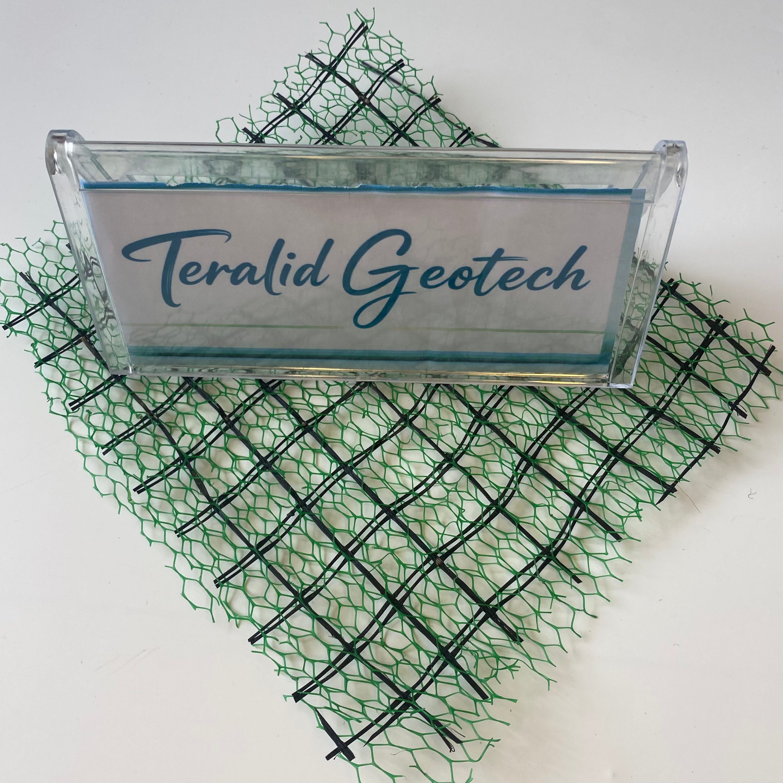 Reinforced 3D Vegetation Net | Geomat with Geogrid for Slope Protection, Soil Stabilization & Erosion Control