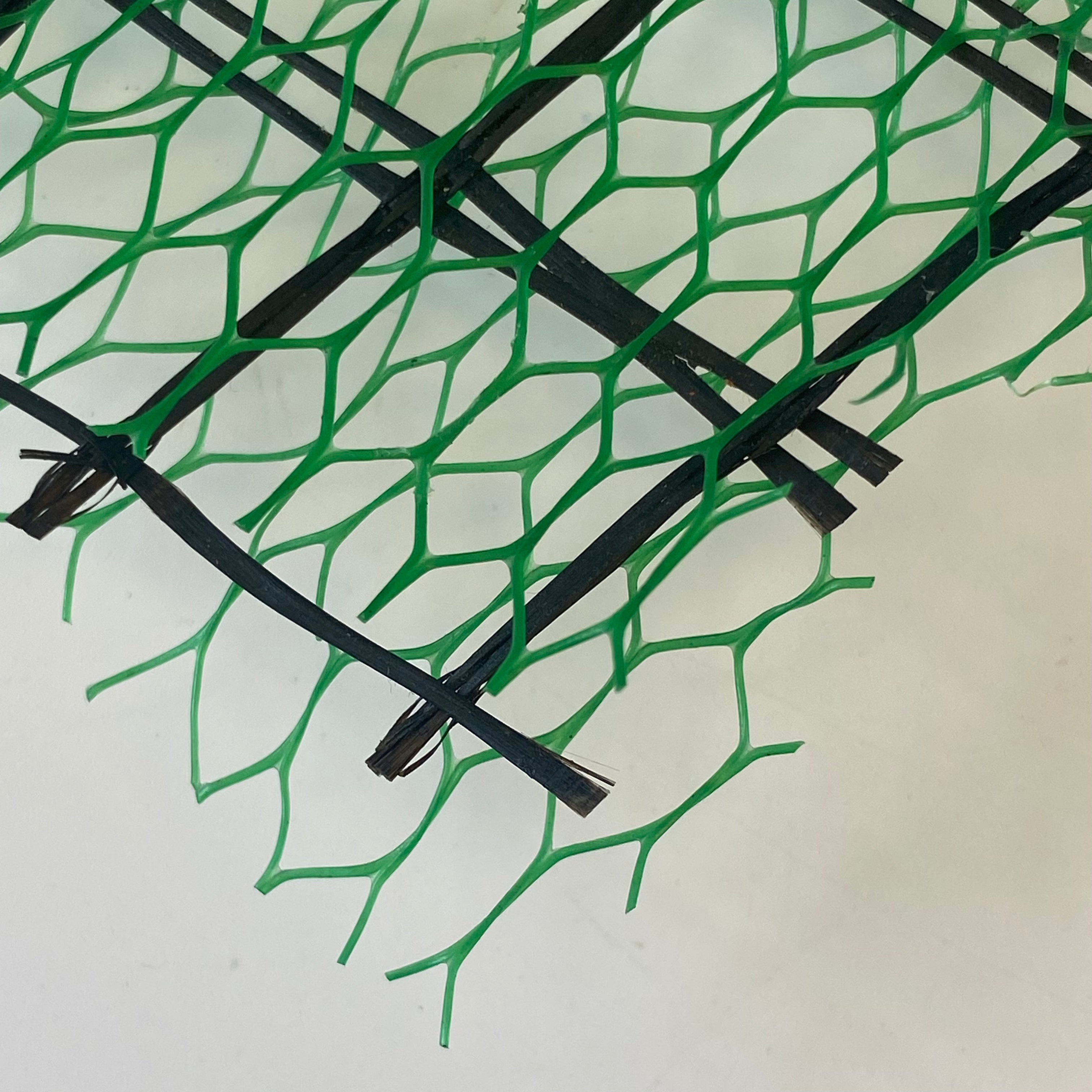 Reinforced 3D Vegetation Net | Geomat with Geogrid for Slope Protection, Soil Stabilization & Erosion Control